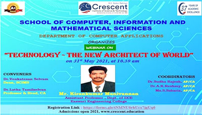 Webinar - Technology – The New Architect of World